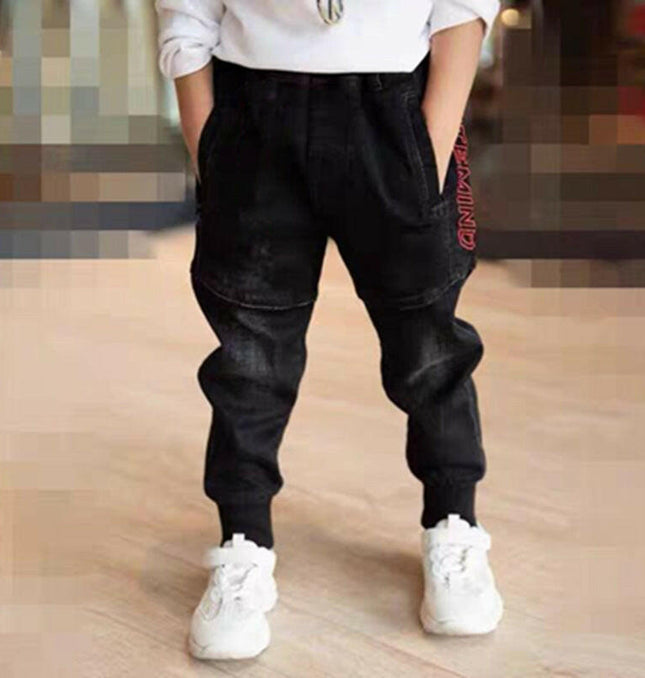 Kids Black Stripe Jeans at €17.99