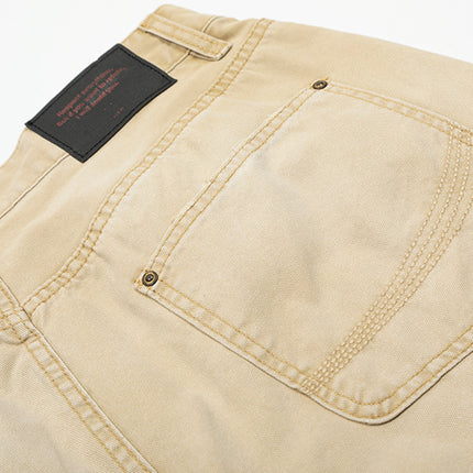 Half Elastic Waist Denim Shorts – Straight Fit