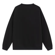 Christmas Reindeer Print Medium-Length Hoodie