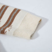 Vintage Twisted Knit Oversized Pullover Winter Sweater