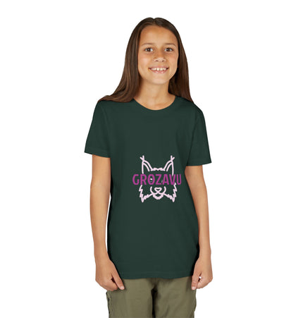 Cool Grave Graphic Youth T-Shirt - Trendy Black Tee for Kids