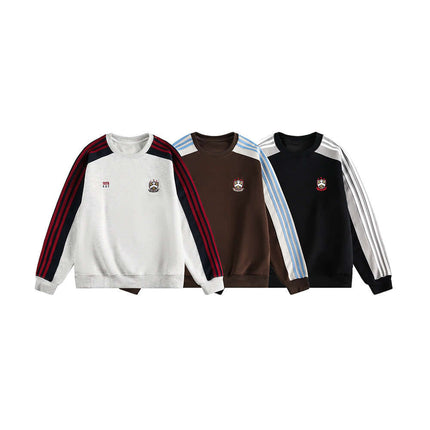 Tendance Nationale Chemise Ample à Rayures Rétro