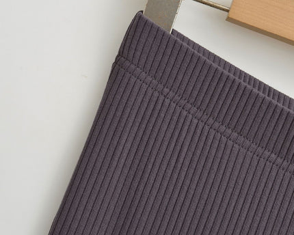 Slim fit low waist slightly flared pants