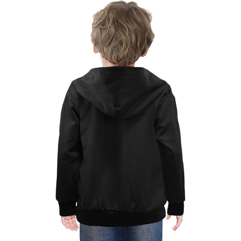 Boys Black Hoodie – Grozavu Bold Edition