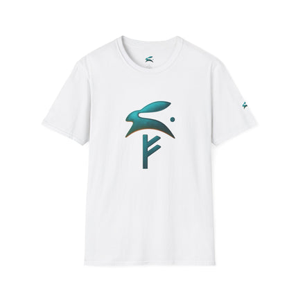 Glückliches T-Shirt Grozavu | FEHU Rune Energie Tee