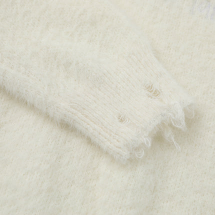 Knit Sweater with Letter Applique