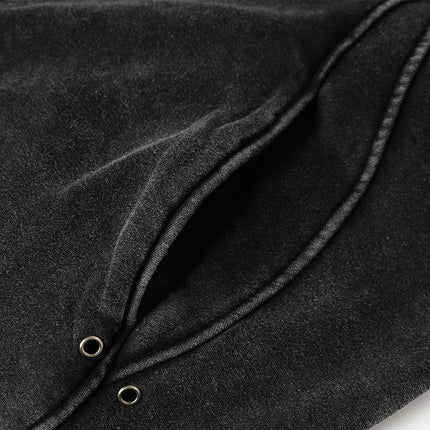 American Retro Washed Hoodie – Loose Fit