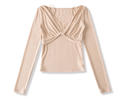 Twisted Lace Long Sleeved T-shirt