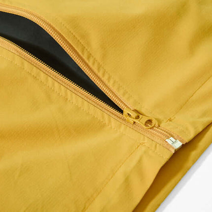 Jachetă cu glugă retro cu fermoar – Croială lejeră