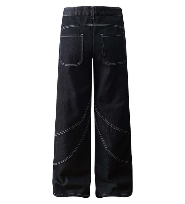 Straight Jeans Street VIBE Loose Long Pants Men
