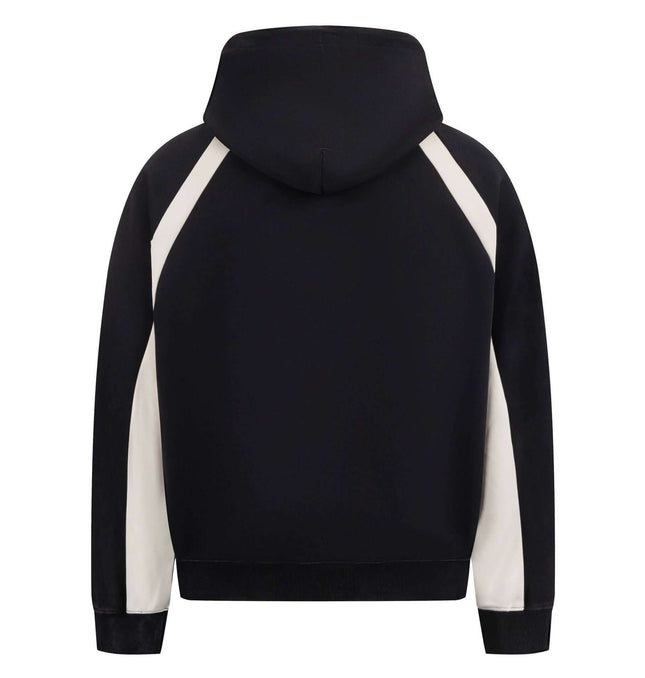 Sudadera con Capucha de Parchwork de Caricatura Retro – Corte Suelto