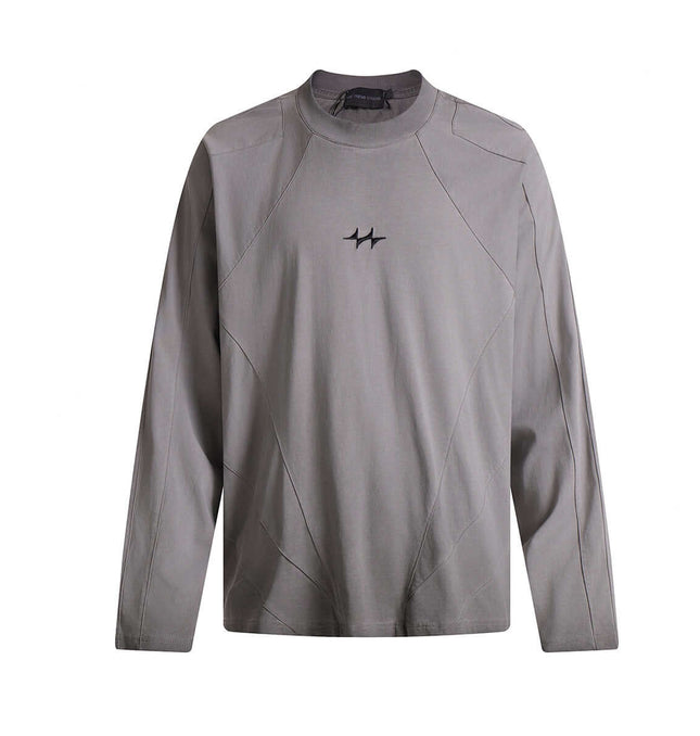 Front view of Splicing Fringed Hoodie - Grozavu brand streetwear