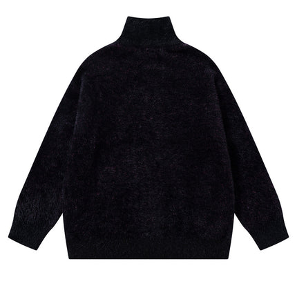 Casual Butterfly Spider Jacquard Cardigan