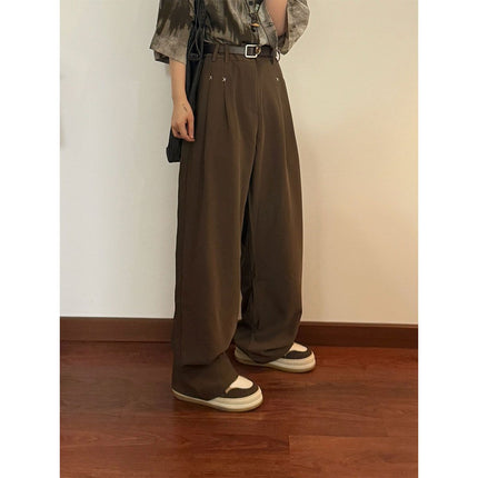 Pantaloni Casual Drepți cu Picioare Largi – Croi Lejer