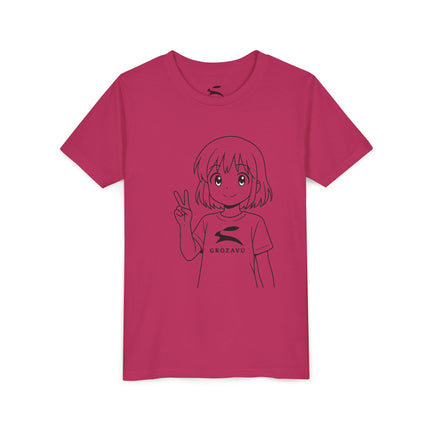 Cartoon Graphic Jugend T-Shirt | Grozavu