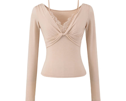 Twisted Lace Long Sleeved T-shirt