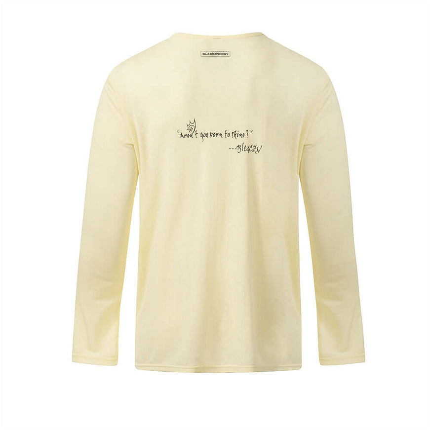 Abstract Print Round Neck Sleeve styling detail - Premium Streetwear