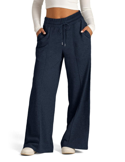 High Waist Long Pants Casual Fashion Wide Leg Pants American Style Straight Leg Pants