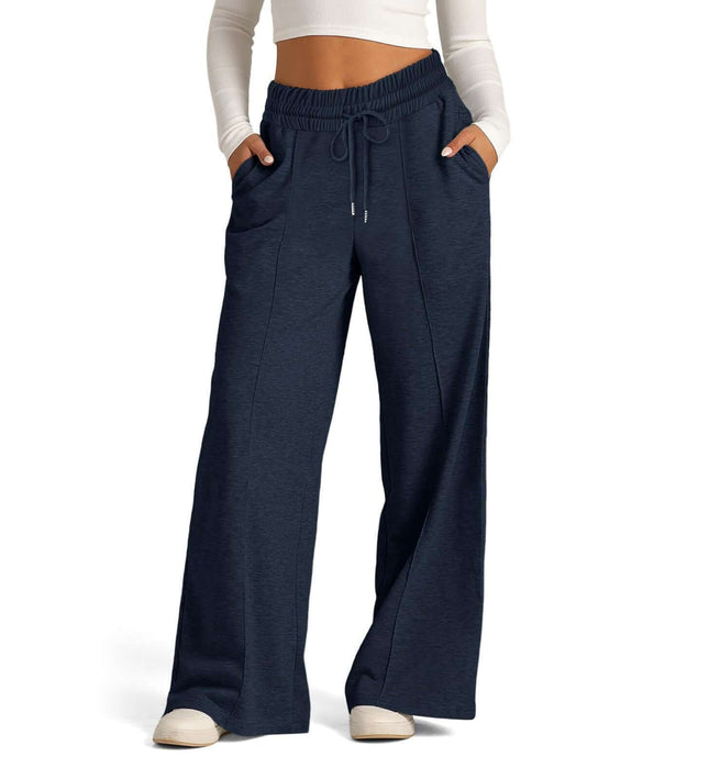 American Style High Waist Casual Long Pants