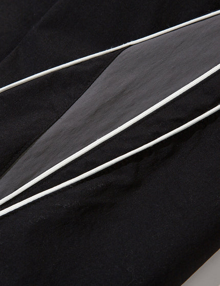 Retro functional style patchwork outdoor charging casual pants