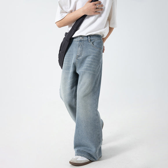 Micro denim jeans, long pants