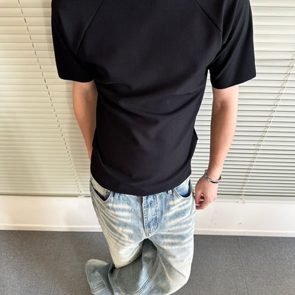 Seamless Jacquard Sports T-Shirt – Loose Fit