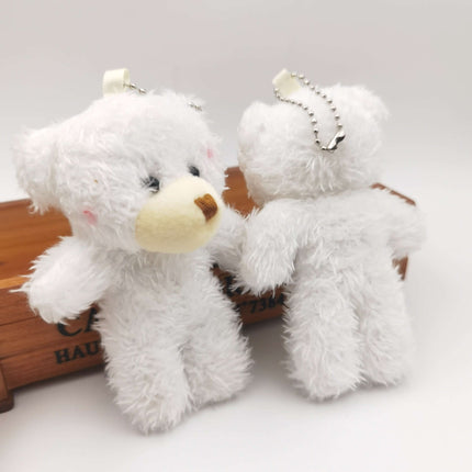 Schüchterner Rosaroter Bär Plüsch Schlüsselanhänger