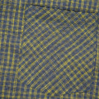 Blue and Yellow Grid / XXL