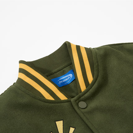 Giacca Ricamata in Stile Retro Cartoon – Cappotto Invernale Caldo