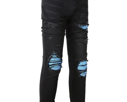Men's Distressed Skinny Jeans