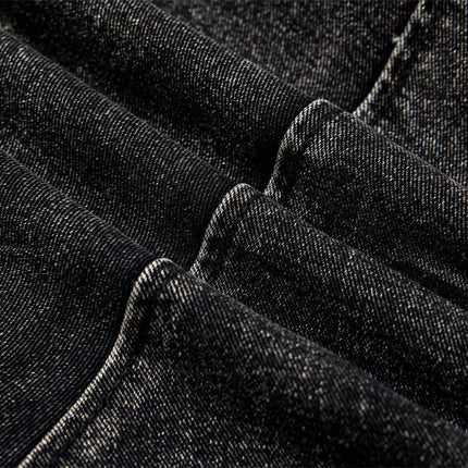 Gürteljeans im Used-Look mit Cargo-Taschen