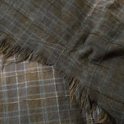 Camisa de Cuadros Radiantes Desgastada – Corte Suelto