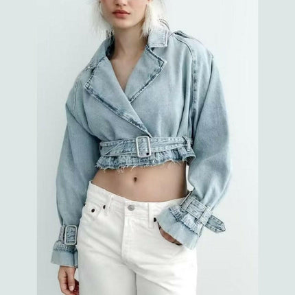 Grozavu Chic: Elevate Your Look with Women's Spring Denim at €72.99