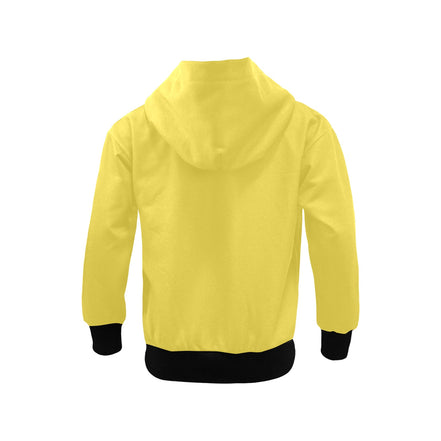 Sudadera con cremallera amarilla para niñas – Grozavu Bright Edition