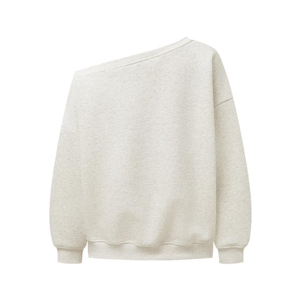 Retro Graffiti Star Hoodie – Slanted Shoulder