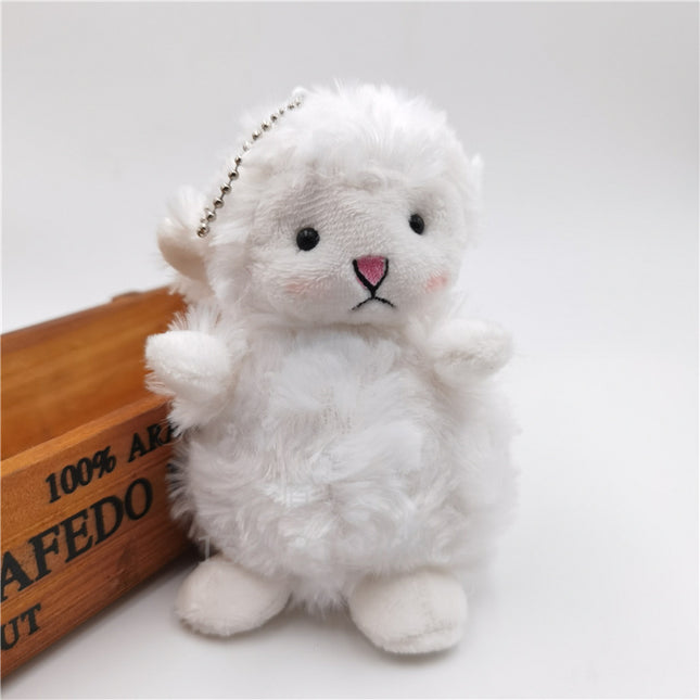 Plush Lamb Doll Bag Pendant Keychain