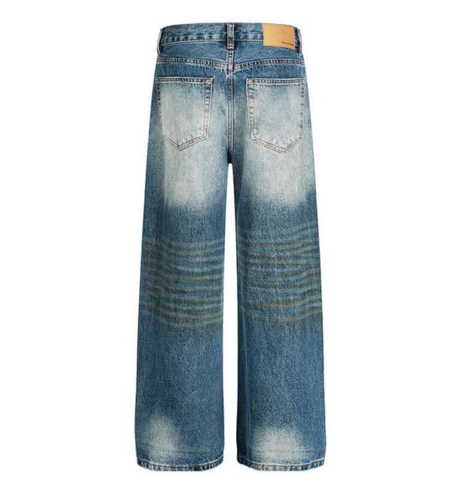 Ripped Denim Pants styling detail - Premium Streetwear