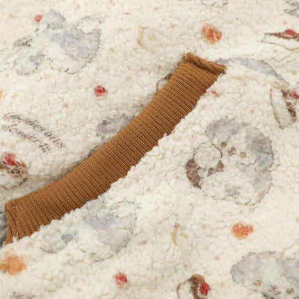 Palton cu glugă și urechi de iepure – Croială lejeră