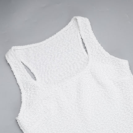 Textured Vest Pants Suit – Casual Fit