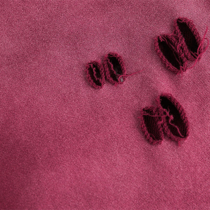 Tie-Dye Farbverlauf Halb-Reißverschluss Hoodie – Lockere Passform