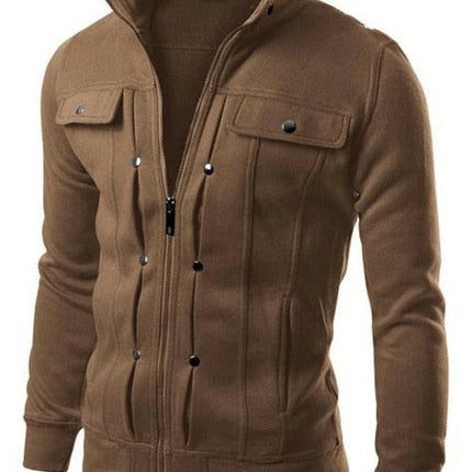 Cardigan Multi Button Hoodies Men Fashion Tracksuit at €53.99