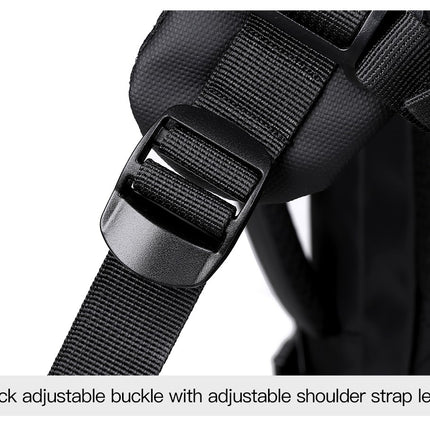 Oxford Cloth Business Travel Backpack – Black, Grey & Blue