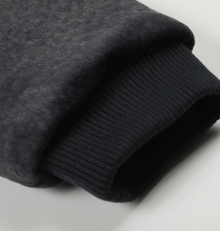 Baumwollkragen Fleecejacke