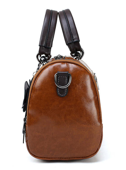 Flower Shoulder Bag styling detail - Premium Streetwear
