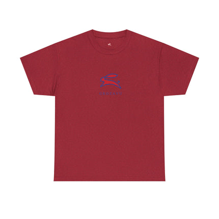 Casual Unisex Heavy Cotton Tee - Grave Logo, Perfect for Everyday Wear