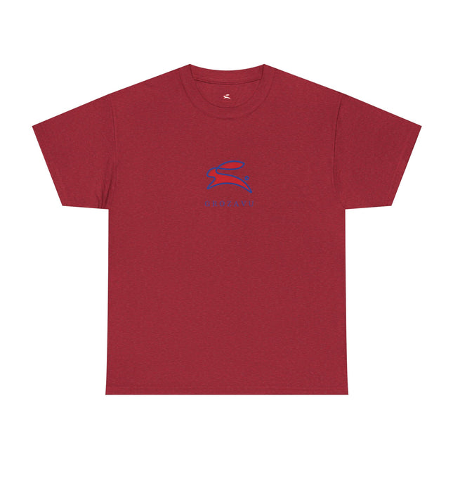 Casual Unisex Heavy Cotton Tee - Grave Logo, Perfect for Everyday Wear