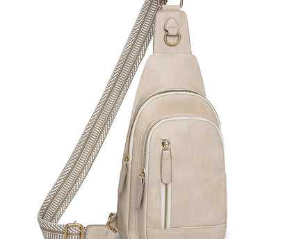 Zaino Retro Versatile in Pelle Morbida con Texture