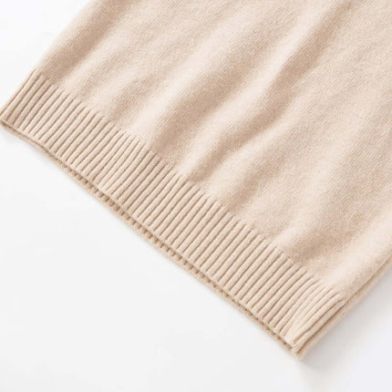 Round Neck Casual Knit Sweater