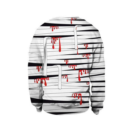 Grozavu's Red Blood Splatter Hoodie: Cosplay Ready! at €33.99