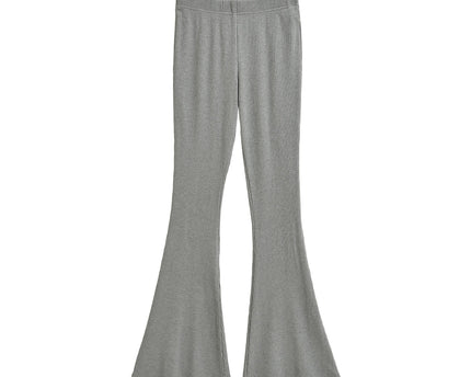 Slim fit low waist slightly flared pants